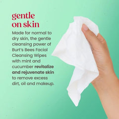 Facial Cleansing Towelettes with Cucumber & Mint